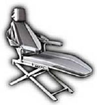 Supreme Alluminium Dental Patient Chair - Scissor Base-0204DNT